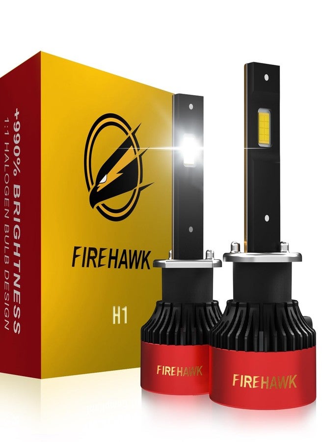 Firehawk H1 Bulbs 40000LM Pure White 6000K Plug & Play IP68 Waterproof Fog Light, Pack of 2 - Image 1