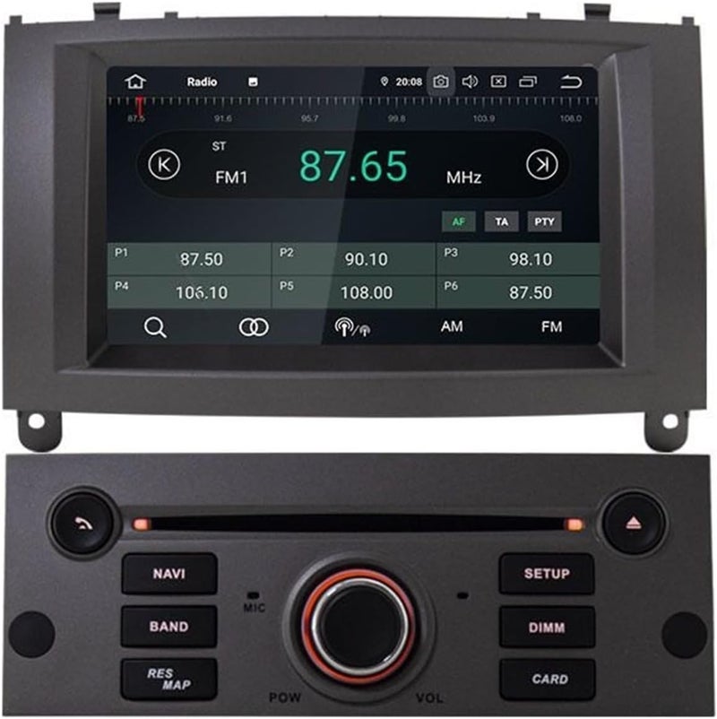 Wivplex 1 Din Octa Core Android 10.0 Car DVD Player for Peugeot 407 - Image 2