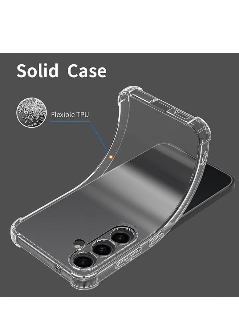 BORTONY Samsung Galaxy A26 Clear Case Cover Reinforced Corners Scratch Resistant Cover Matte Finish Shockproof Case Anti fingerprint Cover For Samsung Galaxy A26 - Image 5
