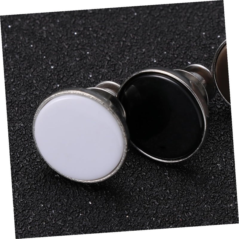 6pcs Metal Base Jean Buttons DIY Sewing Tack Buttons for Clothing Accessories White Black Brown Colors Suitable for Jeans Repair and Craft Projects - Image 5