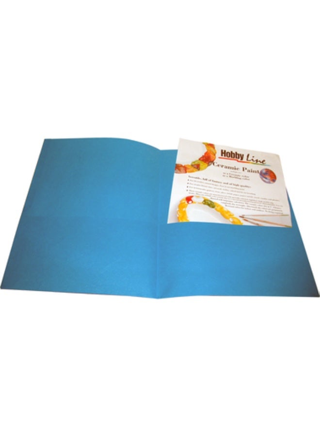 Report Cover Letter Paper Blue
