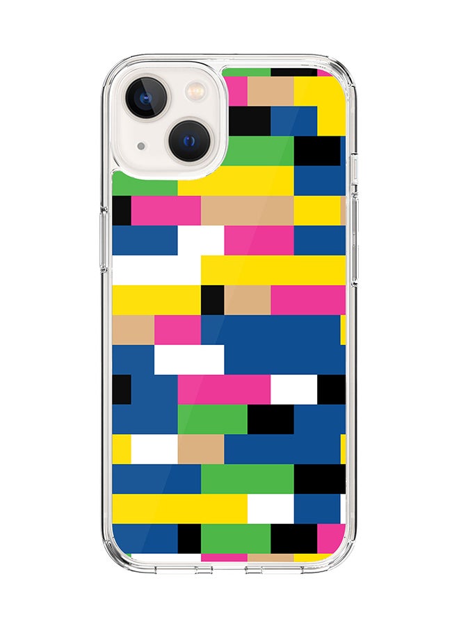 Stylizedd Classic Clear Case for Apple iPhone 14 Plus Case Hybrid Soft Cover Flexible Edges Anti Drop TPU PC Gel Thin Transparent Cover - Cool Piece Full Print