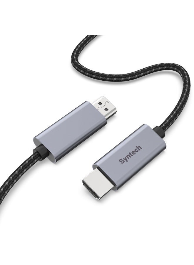 Syntech HDMI to HDMI 4K60Hz Aluminum braided cable - Image 2