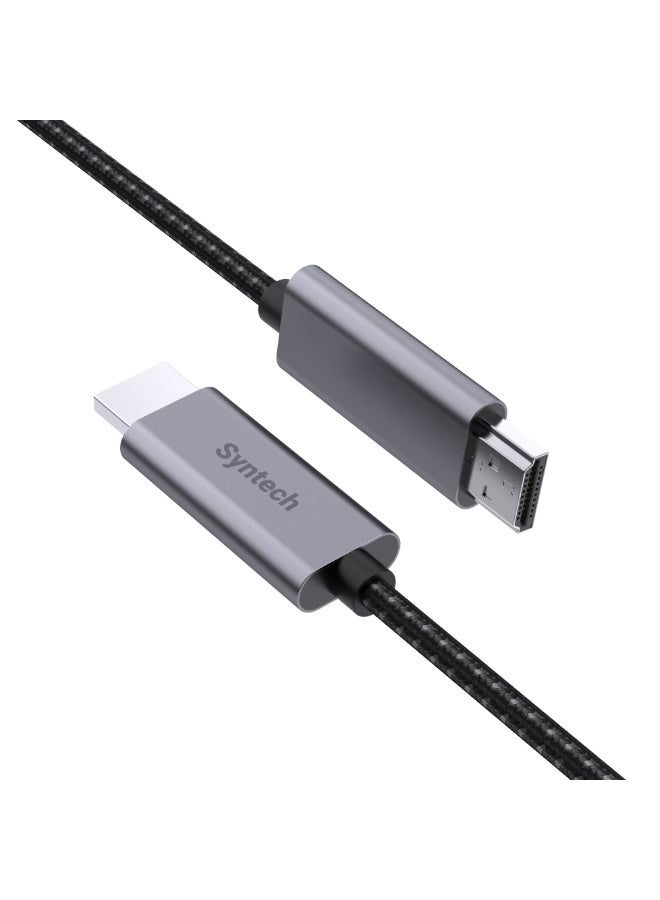 Syntech HDMI to HDMI 4K60Hz Aluminum braided cable - Image 3