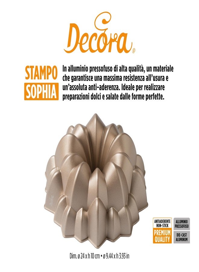 Decora Stampo 0080113 Sophia Antivirus Duck Diameter 24 x 10 h cm, in Alluminio Pressofuso, di alta Quality, per realizzare preparazioni dolci e salate. Top Quality. - Image 2