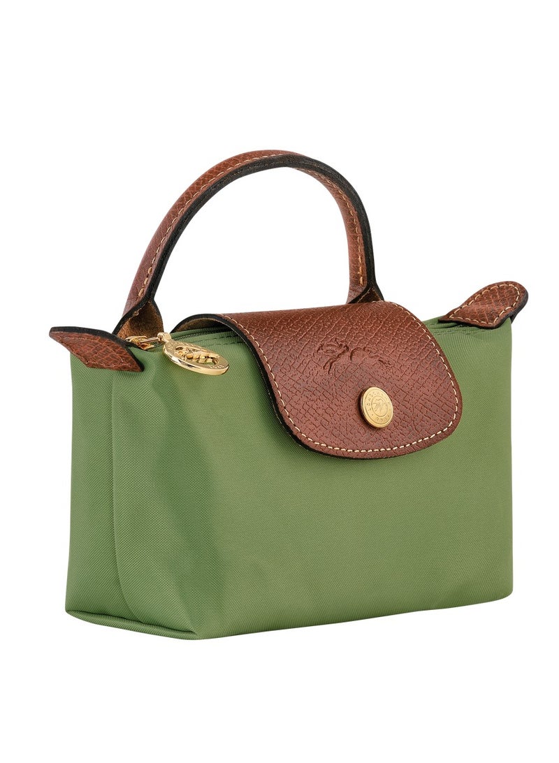لونج شامب Women's Mini Makeup Bag, Handbag, Shoulder Bag Moss green Classic - Image 3