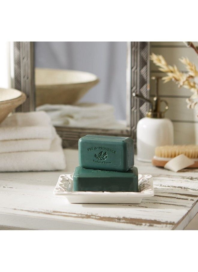 Pre De Provence Artisanal Soap Bar Natural French Skincare Enriched With Organic Shea Butter Quad Milled For Rich Smooth & Moisturizing Lather Noble Fir 5.3 Ounce  - Image 4