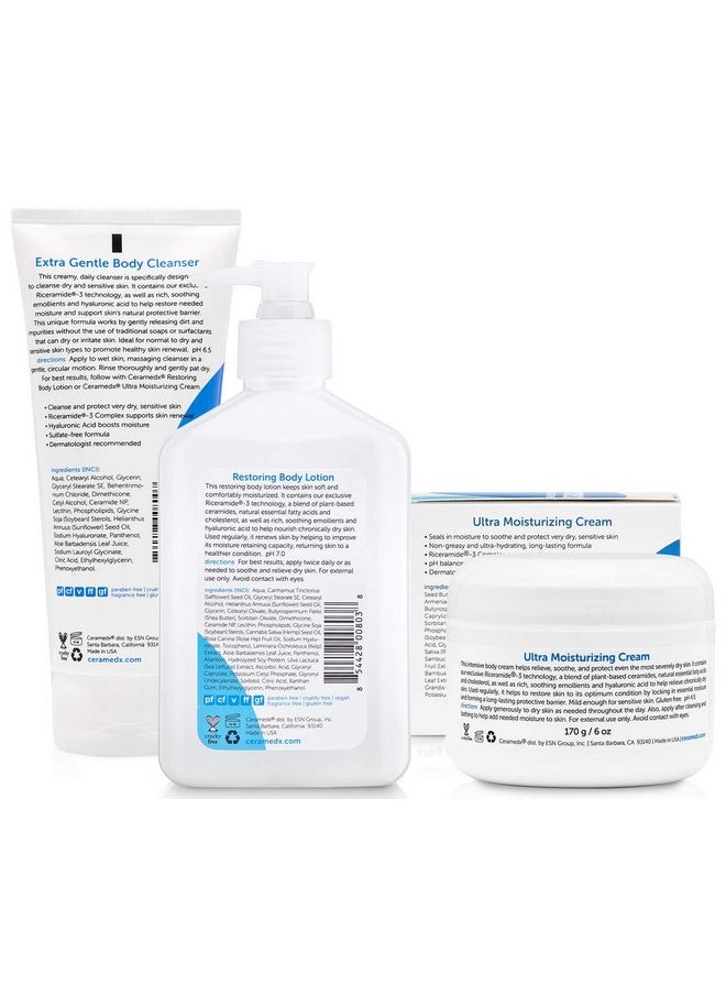 Ceramedx Skincare System Regimen (3 Pack) For Dry Sensitive Skin  - Image 2
