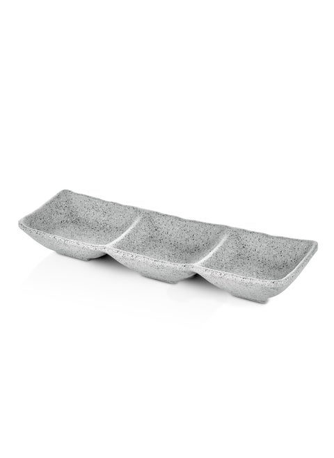 Melamine sauce plate color gray