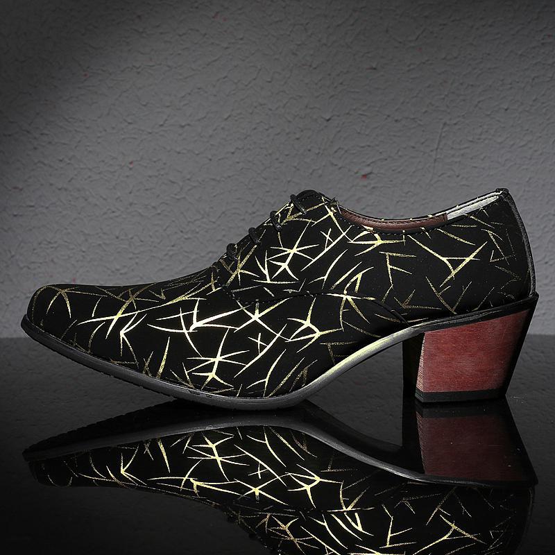 New height increasing leather shoes Korean style British business casual pointed toe 38-44 leather shoes size leathershoes - Image 5