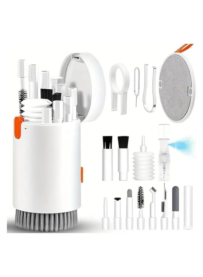PROMASS 20-in-1 Electronics Cleaner Kit, Keyboard Cleaning, Screen Electronic Cleaner Kit Portable Electronic Cleaning Kit for PC Computer Screen, Charging Ports, Camera Lens, Keyboard and Headphones - Image 1