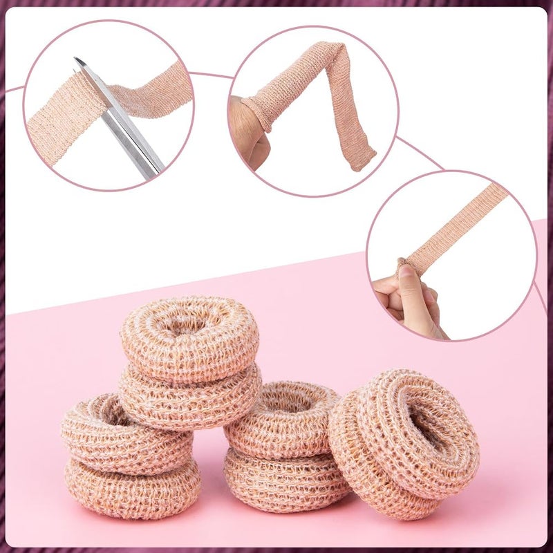 KASTWAVE 15 Pcs Breathable Cotton Finger Cots & Tip Protectors for Wounds, Elastic Finger Bandages & Sleeves for Kitchen, Sculpting, Gardening, Art & Jewelry Handling – Reusable Skin Color - Image 3