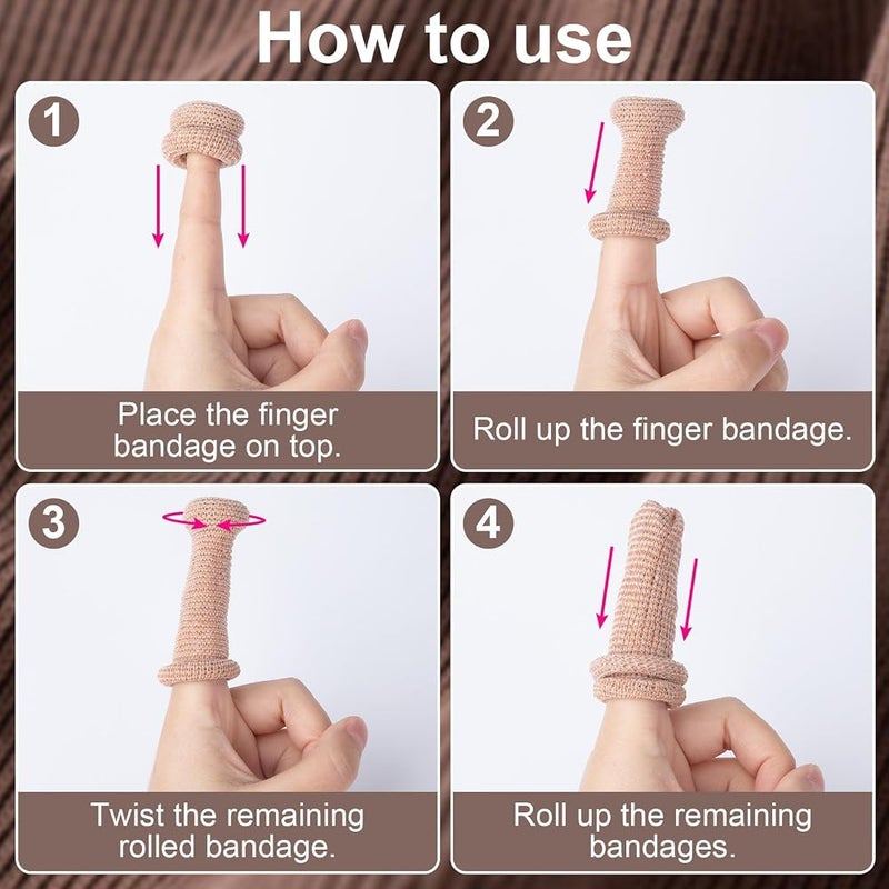 KASTWAVE 15 Pcs Breathable Cotton Finger Cots & Tip Protectors for Wounds, Elastic Finger Bandages & Sleeves for Kitchen, Sculpting, Gardening, Art & Jewelry Handling – Reusable Skin Color - Image 5