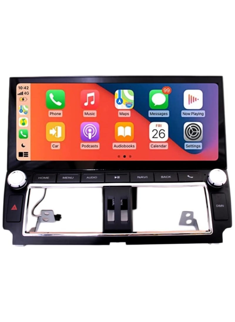 SHEZA STAR Android Car Stereo for Toyota Prado 2014-2017 2GB RAM 32GB ROM Support Carplay, M-Link Wi-Fi BT, Radio GPS, 12.3 Inch IPS Touch Screen with AHD Camera Included  - Image 1