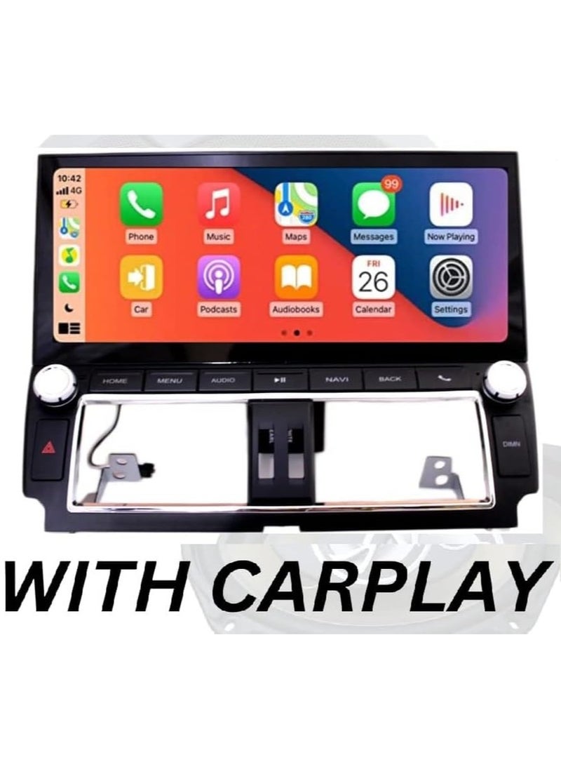SHEZA STAR Android Car Stereo for Toyota Prado 2014-2017 2GB RAM 32GB ROM Support Carplay, M-Link Wi-Fi BT, Radio GPS, 12.3 Inch IPS Touch Screen with AHD Camera Included  - Image 4