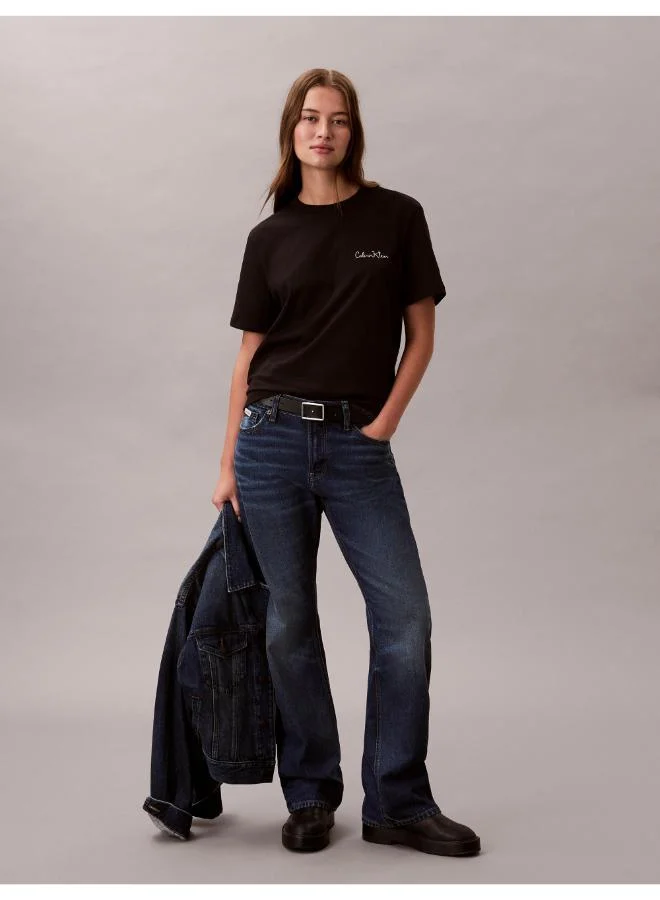 Calvin Klein Jeans  Graphic Crew Neck T-Shirt for Women | Best Price UAE
