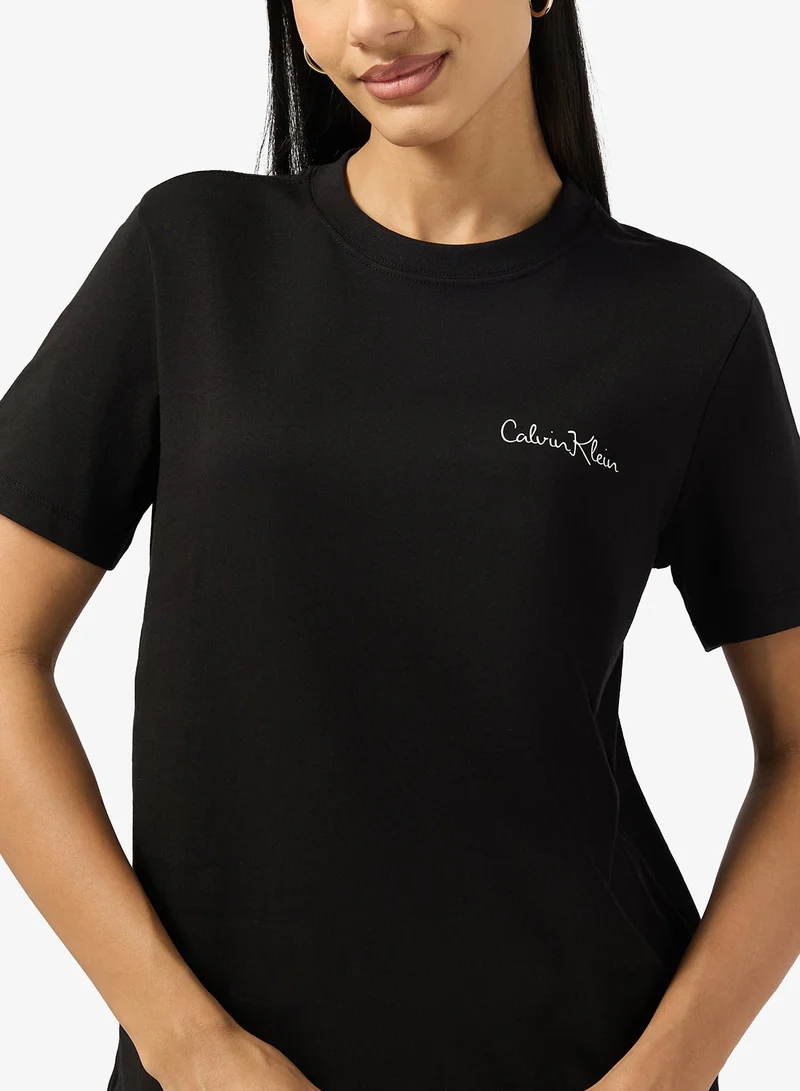 Calvin Klein Jeans  Graphic Crew Neck T-Shirt for Women | Best Price UAE