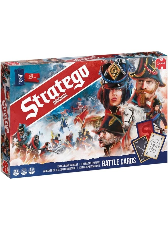 Jumbo Stratego Original | 2 Players | Official Version | English and French Language | Ages 8+ | Board Game | Original Made In Netherlands - Image 1