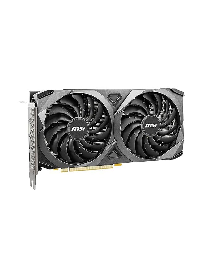 MSI Gaming GeForce RTX 3060 12GB 15 Gbps GDRR6 192-Bit HDMI/DP PCIe 4 Torx Twin Fan Ampere OC Graphics Card (RTX 3060 Ventus 2X 12G OC), GeForce RTX 3060 VENTUS 2X 12G OC, Black - Image 2