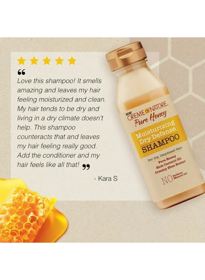 Creme of Nature Pure Honey Moisturizing Dry Defense Shampoo 355 ML - Image 1