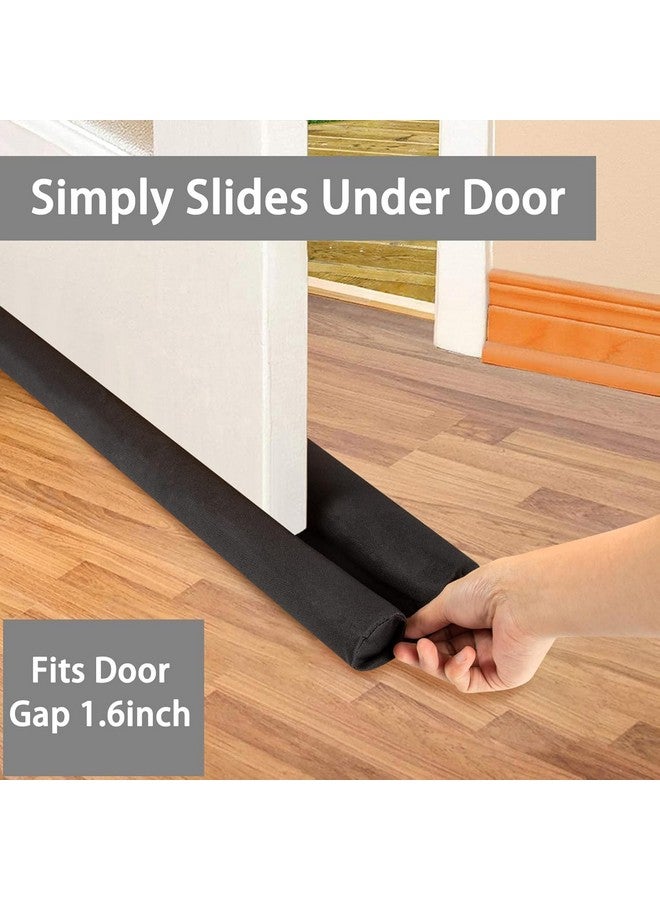 Radiant PVC Door Guard (39 Inches,Black, Pack of 3) Gap Filler for Door Bottom Seal Strip - Sound-Proof, Reduce Noise, Energy Saving Door Stopper for Reduce Door Dust, Insects Protector - Image 4
