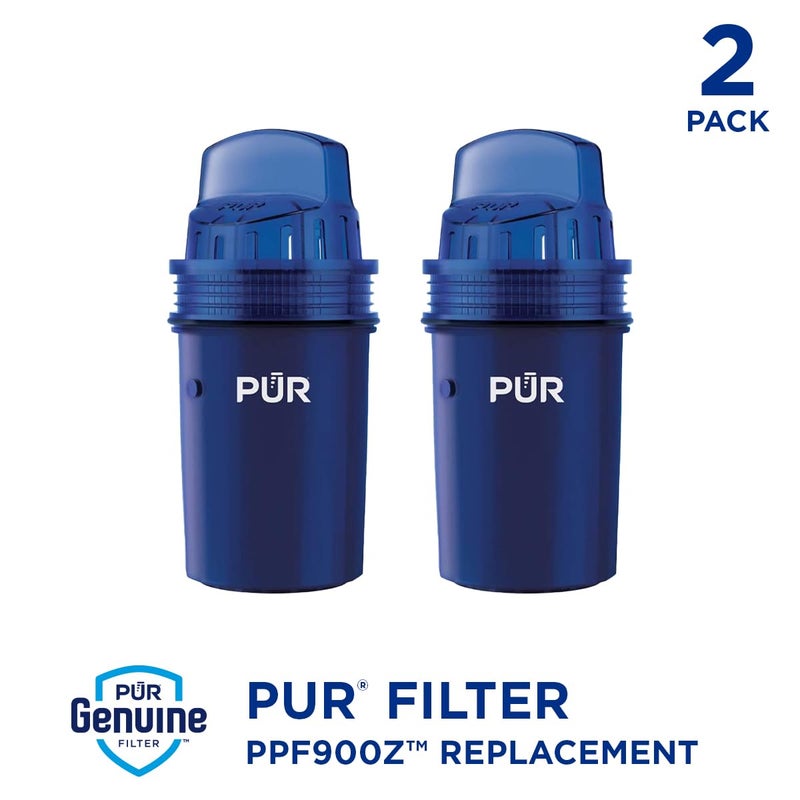 Pur Water Pitcher & Dispenser Replacement Filter 2-Pack Genuine Pur Filter 2-In-1 Powerful Filtration And Faster Filtration 4-Month Value Blue (Ppf900Z2) - Image 2