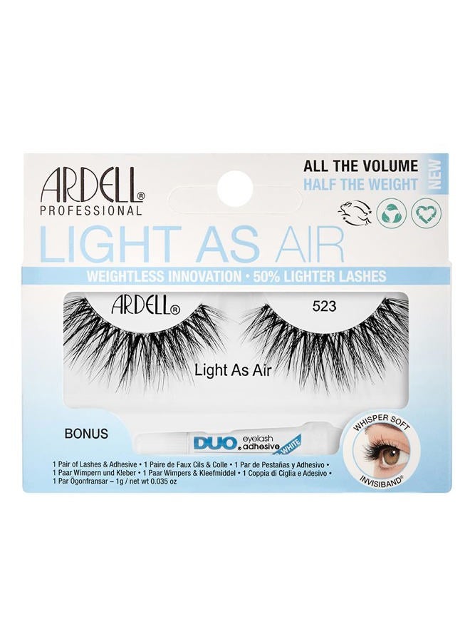 ARDELL Light As Air 523, plus a Bonus DUO Adhesive, 1g Clear - Image 1