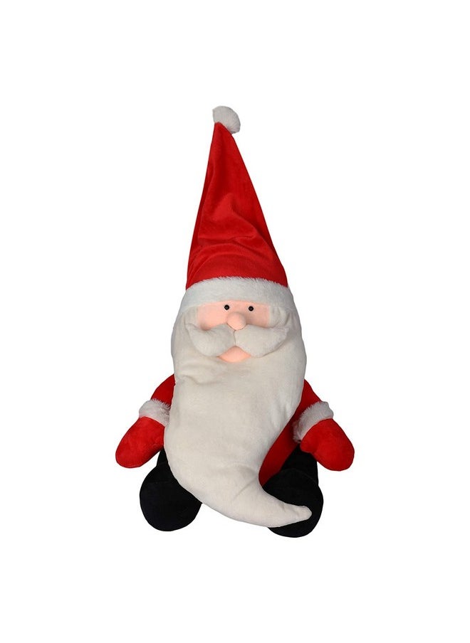 CLICK4DEAL - CLICK4DEAL Santa Claus Christmas Stuffed Soft Plush Toy for Kids Santa Toy (Red Santa Claus, 35cm) - Image 1