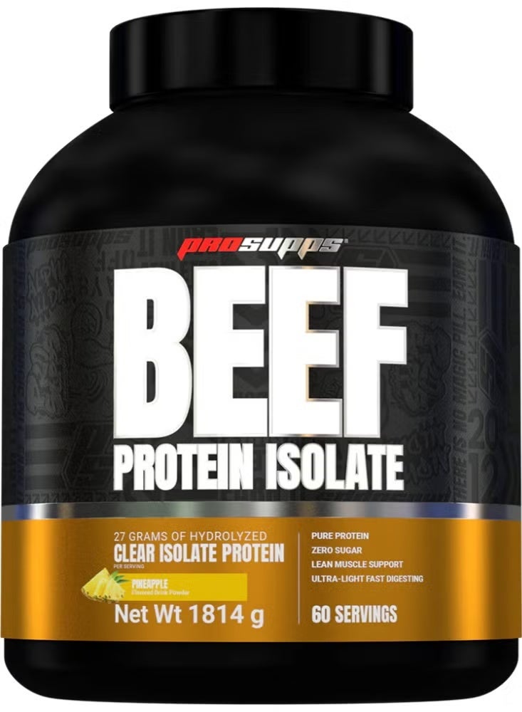 مسحوق بروتين اللحم البقري المعزول من برو سابس، 4 أرطال بنكهة الأناناس