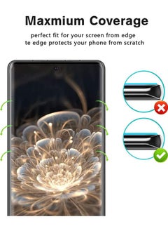 Rock Pow 2 Pack Galaxy S23 Ultra Screen Protector, HD Tempered Glass Screen Protector and Privacy Tempered Glass Protector [9H Hardness] [3D Curved] [Anti-Privacy] For Samsung Galaxy S23 Ultra 5G(6.8 Inch)  - Image 4