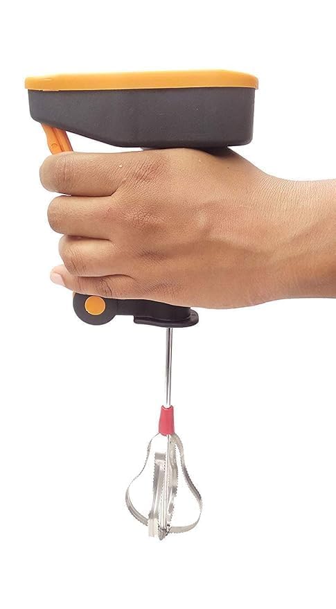 Stylish Hand Blender MultiPurpose Mixer Machine for Kitchen Steel Spiral Whisk Whisker Maker for Milk Coffee Egg Beater Juicer lassi  - Image 2