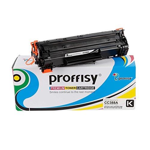 proffisy 88A CC388A Toner Cartridge Compatible with HP LaserJet M1136 MFP Printer Cartridge-1PCS - Image 1