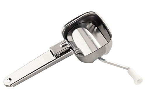 Tredoni Stainless Steel Parsley Mincer Grater with Lid Herb Mill GarlicOnion Grinder Chopper