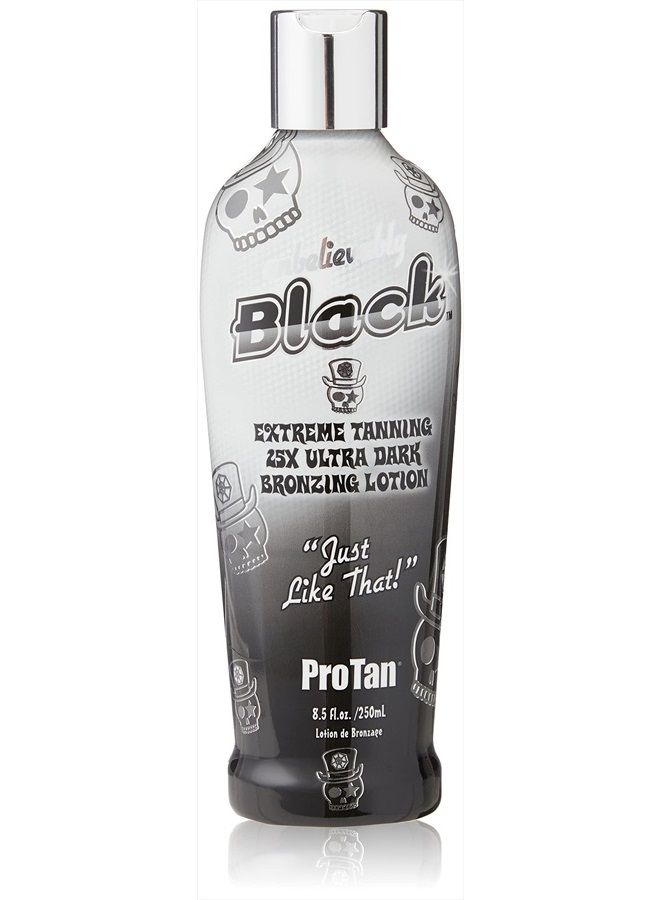 PRO TAN Unbelievably Black Extreme Tanning 25X Ultra Dark Bronzing Lotion 250ml  - Image 1