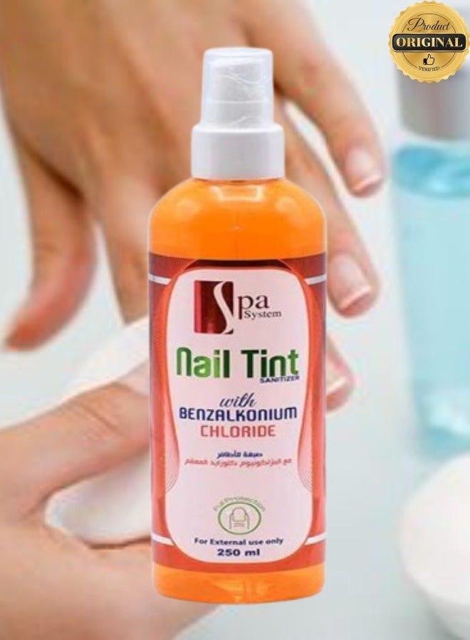 Spa System 2 Pieces Nail Tint With Benzalkonium Chloride For External Use Only 250ML - Image 2