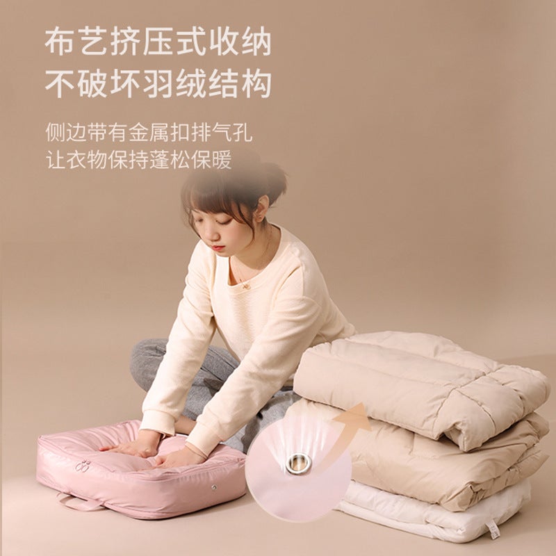 Clothing Storage Bag, Compressible Dust-Proof Bedroom Fabric Storage, Thickened Quilt, Moisture-Proof Storage Bag, Clothing Compression Bag - Image 2