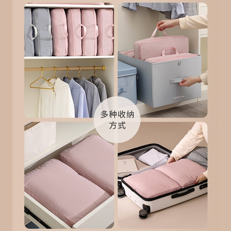 Clothing Storage Bag, Compressible Dust-Proof Bedroom Fabric Storage, Thickened Quilt, Moisture-Proof Storage Bag, Clothing Compression Bag - Image 4