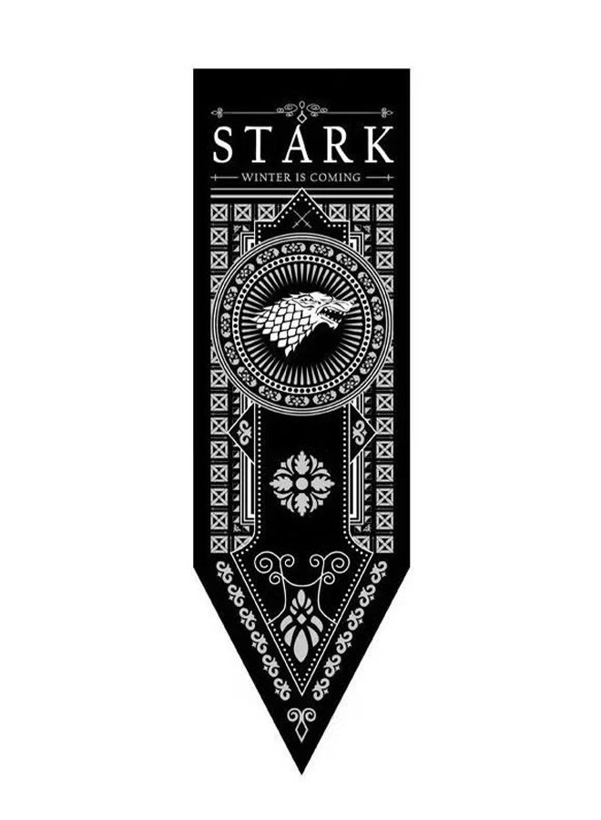 Stark House Flag from the "Game of Thrones" Series - 150 × 45 cm - Woven Flag for Outdoor Walls - Image 1