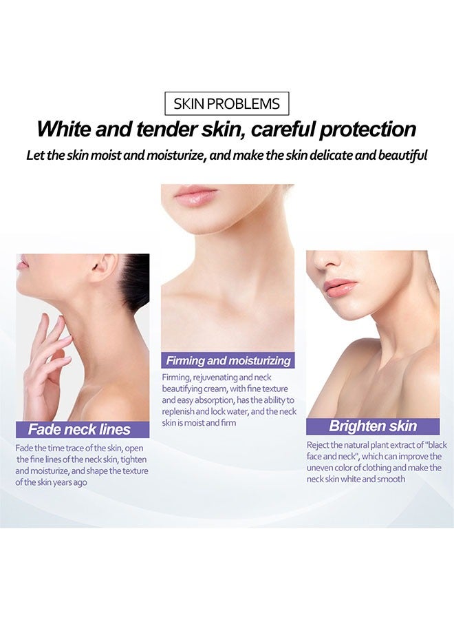 EELHOE Retinol Neck Cream Fade Neck Lines, Firming and Moisturizing Brighten Skin Neck Massage, Reshape Swan Neck - Image 5