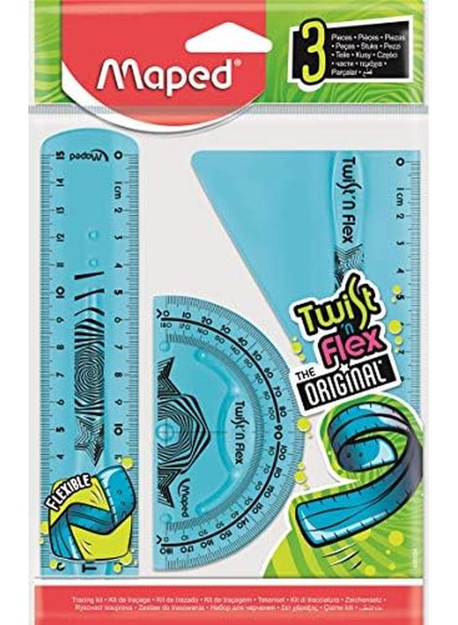 Maped Ruler 15Cm Twist N Flex 3Pcset - Image 2