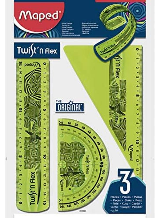 Maped Ruler 15Cm Twist N Flex 3Pcset - Image 4