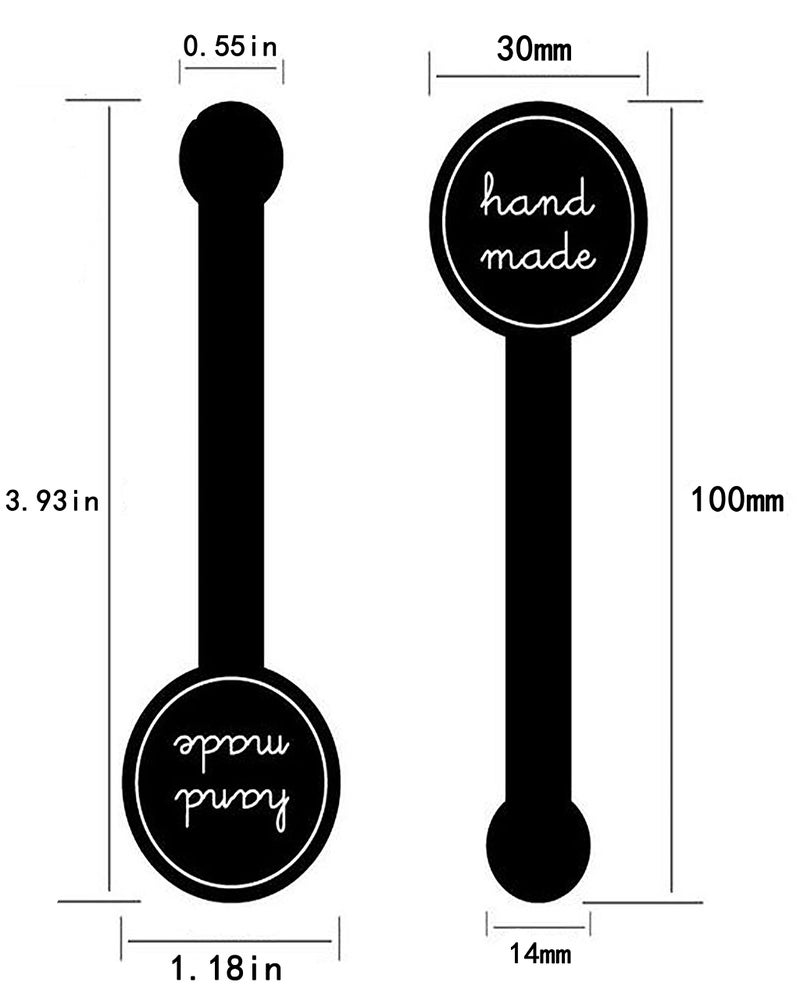 SRainbowPP SAILING-GO 100 pcs./Pack Translucent Plastic Bags for Cookie,Cake,Chocolate,Candy,Snack Wrapping Good for Bakery Party with Stickers - Image 4