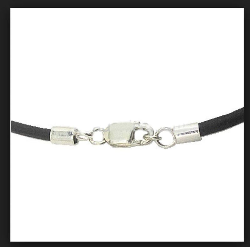 Adabele 2pcs Authentic 925 Sterling Silver Tube End Cap Clasp Glue in Cord End (Hole ID 3mm) for Leather Cord DIY Craft Jewelry Making SS178-3 - Image 3