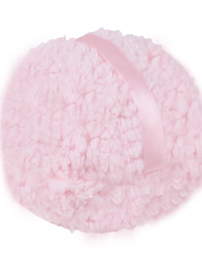 JOLY Extra Soft Powder Puff, 6" x 3" Large Body Powder Applicator, Loose Dusting Powder Puffs for Women (Only Pink Puff) - Image 1