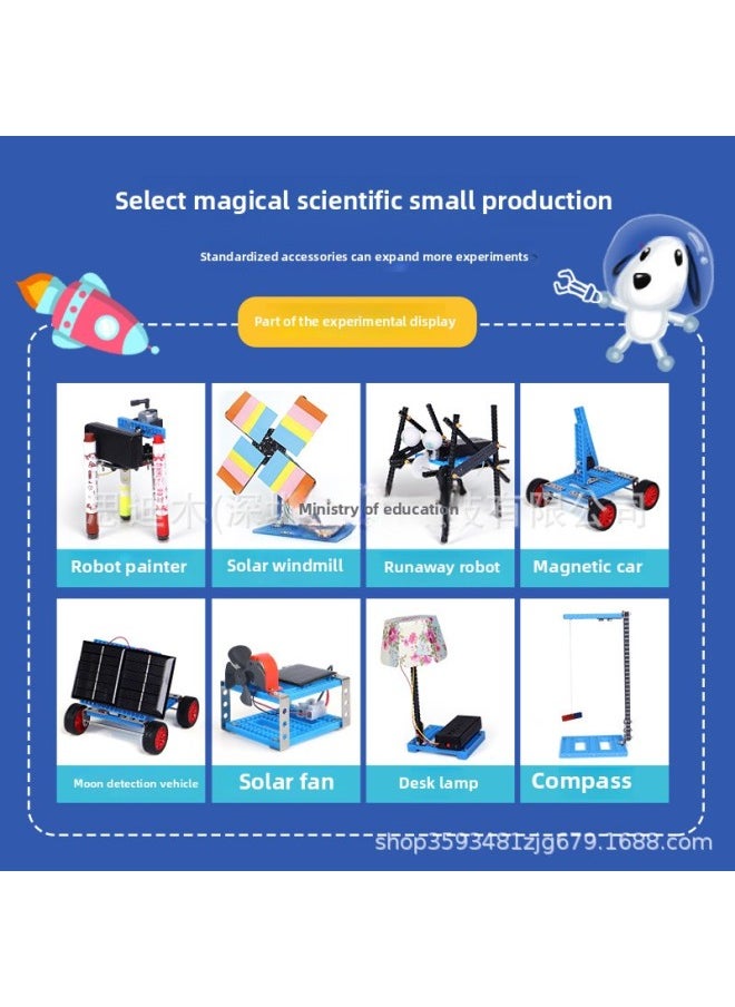 Children's Science Experiment Suit Science And Technology Production Steam Box Diy Teaching Toys Primary School Students Physical Equipment-Specifications:Comprehensive Edition Third Order (16 Experimental Production) Sends Picture Books  - Image 5
