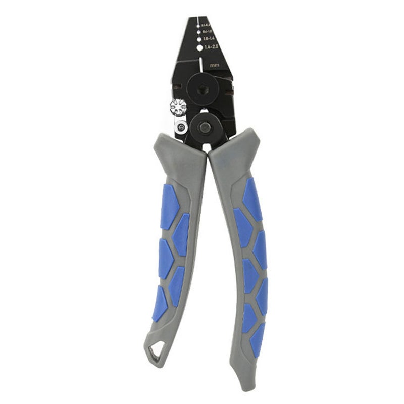 Saltwater Fishing Pliers Black High Carbon Steel 50# Teflon-Coated - Non-Slip Ergonomic Handle With Safety Lock Pipe Crimping Pliers for Saltwater Fishing, Pipe Pressing And Wire Cutting - Image 1