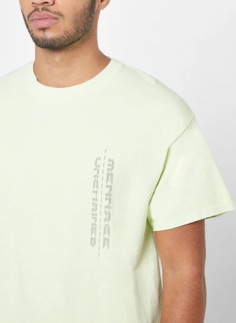 Mennace Unchained Graphic Back Crew Neck T-Shirt