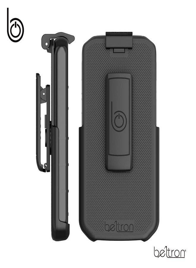 جراب BELRON CAT S48c، جراب مشبك حزام شديد التحمل لـ Caterpillar CAT S48C (Sprint/Verizon) الميزات: تثبيت آمن، مزلاج سريع الفتح وحامل مدمج (متين وموثوق وخفيف الوزن) - Image 4