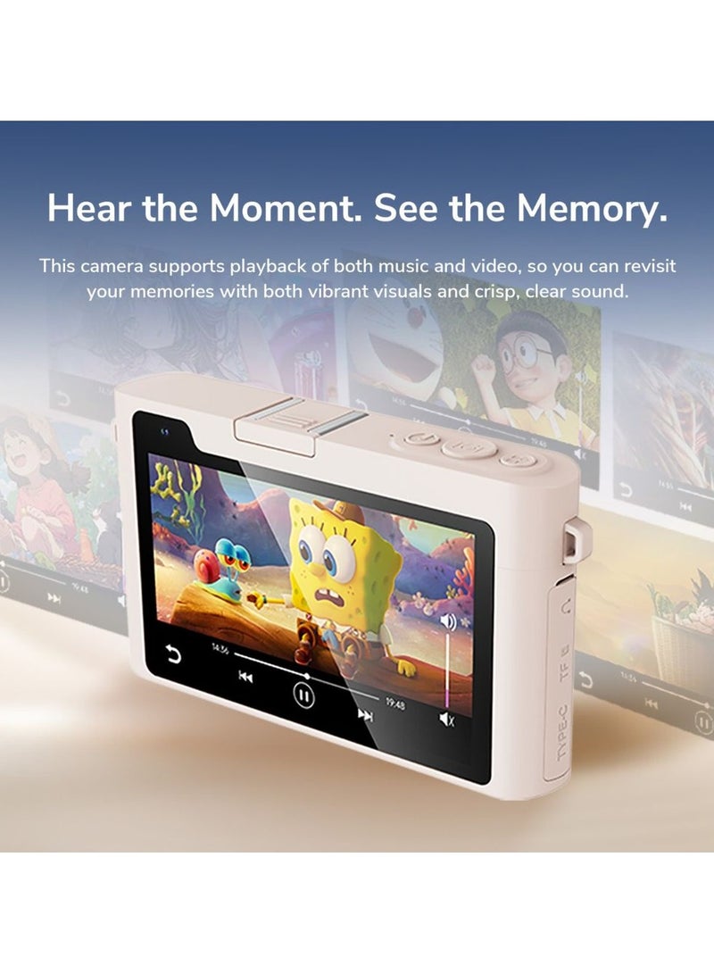 PROMAGE Promage 5K Dual Screen Digital Camera PC160 (Green) – 72MP Interpolated, 5K/4K Video Recording, 8MP+5MP Dual Lens, 4" Display, WiFi, 18X Zoom, Autofocus, Vlogging & Travel Camera with 32GB Card - Image 5