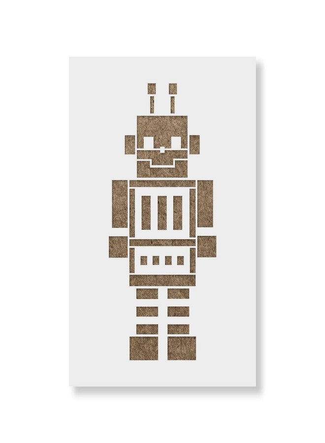Stencil Revolution Robot Stencil - Reusable Stencils for Painting - Mylar Stencil for DIY Projects and Crafts - Image 1